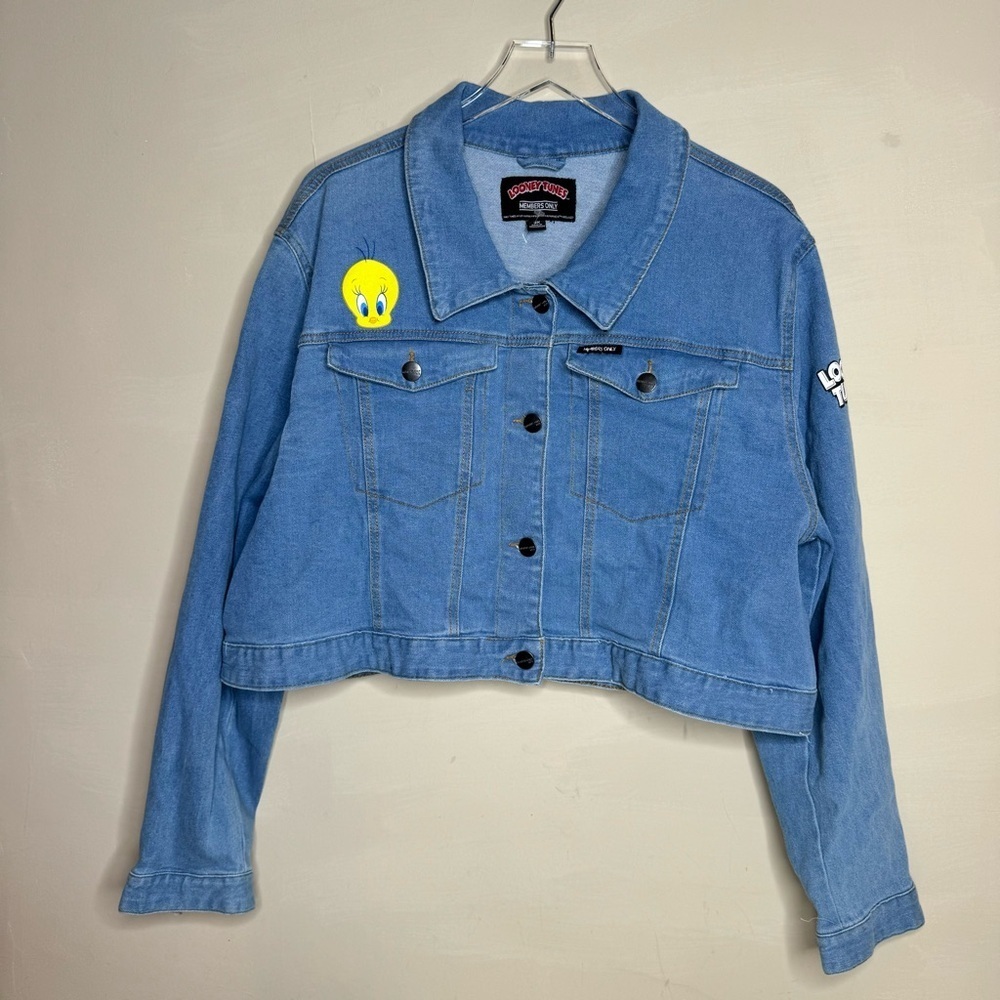 MEMBERS ONLY Jeans Jacket NEW Looney Tunes SYLVESTER & TWEETY size 3X